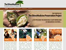 Tablet Screenshot of ethnomedicinepreservation.com